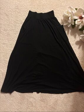 ASOS PETITE A-Line Maxi Skirt with Pockets!